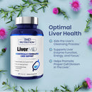 1MD LiverMD - Liver Support Supplement | Siliphos Milk Thistle Extract - Highly Bioavailable, for Liver Support | 60 Capsules (2-Pack) Infinity Warehouse