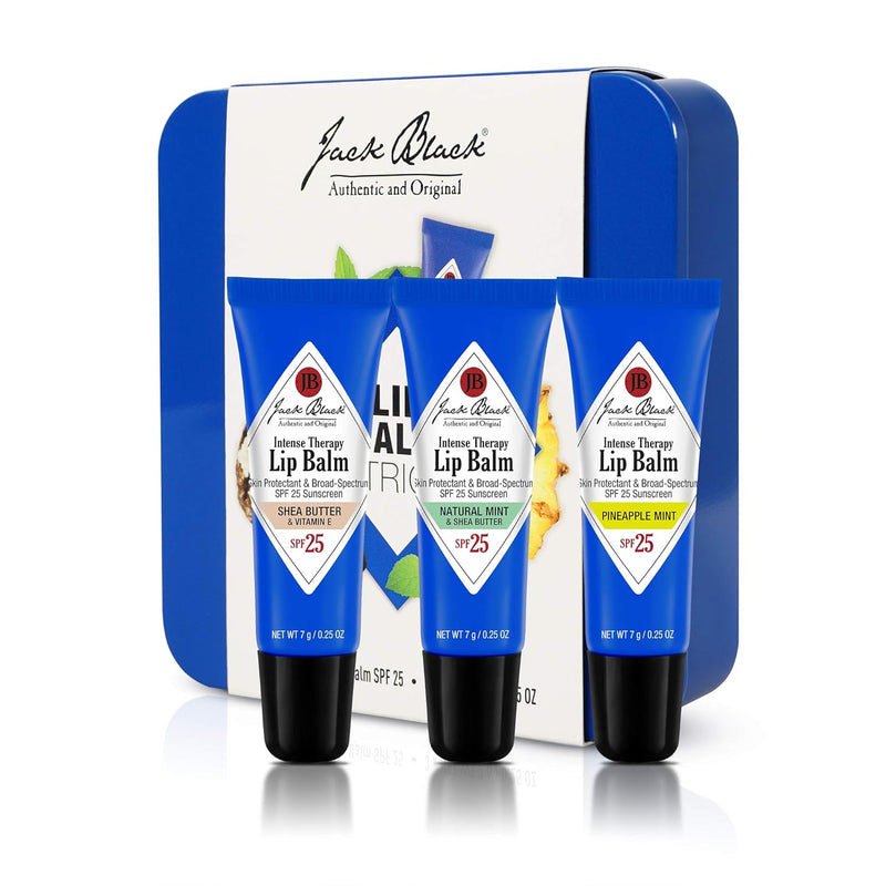 Jack Black Intense Therapy Lip Balm - Jack Black Lip Balm SPF 25 Sunscreen, SPF Lip Balm for Chapped Lips, Lip Sunscreen, Lip SPF, Lip Moisturizer for Dry Lips, Lip Balm with SPF, Lip Protection Infinity Warehouse
