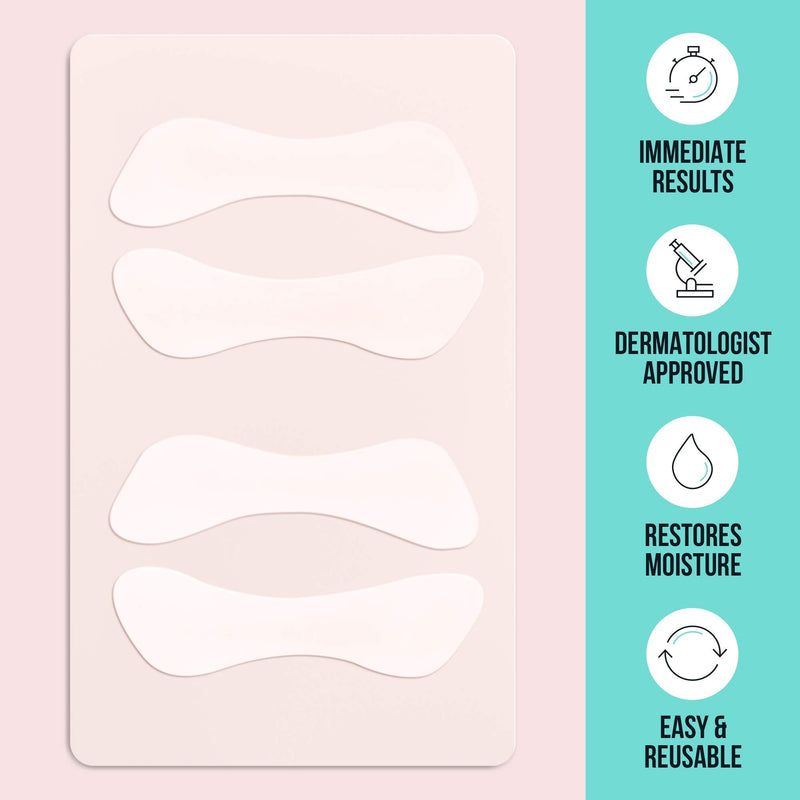SiO Beauty Super LipLift | Smile & Lip Anti-Wrinkle Patches 4 Week Supply | Overnight Smoothing Silicone Patches For Lip & Smile Wrinkles And Fine Lines SiO