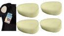 4pc Deodorant Streak Removing Sponge - Men Women Unisex - Instant Deodorant Streaks Remover Sponge - Vacation Business Trip Gym Work Home Keeps Your clothing Clean Azi