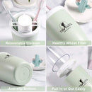 Toothbrush Cup Portable Toothbrush Holder Multifunction Travel Cup Organizer Toothbrush Case and Carrier for Bathroom School Business Trip (Green) Jeopace