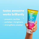 Hello Kids Fluoride Toothpaste Variety Pack, Includes a Strawberry Toothpaste, Unicorn Bubble Gum Toothpaste, and Blue Raspberry Toothpaste, Safe for Ages 2 and Up, 12 Pack, 4.2 Oz Each Infinity Warehouse