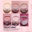 Beetles Dip Powder Nail Kit- 6 Colors Popular Nude Pink Glitters Nail Dipping Powder Set with Base Top Coat Activator Brush Saver for DIY Nail Art Salon Manicure Gifts for Girls beetles Gel Polish
