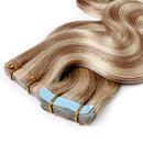 24 Inch Tape in Human Hair Extensions Body Wave 20pcs 50g/pack Highlight