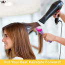 Denman Original Styler, 7 Row for Detangling, Blow-drying, Styling & Smoothing the Hair, African Violet D3 Denman