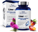 1MD LiverMD - Liver Support Supplement | Siliphos Milk Thistle Extract - Highly Bioavailable, for Liver Support | 60 Capsules (2-Pack) Infinity Warehouse