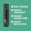 MATRIX Total Results Dark Envy Hydrating Conditioner | For Dark Hair Radiance in Dark Brown or Black Hair | Rich, Shiny Finish | 1.7 Fl. Oz. MATRIX