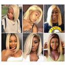 Beauhair 613 Blonde Straight Human Hair Wigs For Women With Baby Hair Lace Front Wigs Brazilian Virgin Human Hair Glueless Lace Wig(4×4 Lace Wig 22inch) Beauhair Store