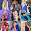 613 Blonde Lace Front Wig Human Hair Pre Plucked 13x5x1 T Part Lace Wigs Brazilian Straight Blonde Human Hair Wigs for Black Women (613 T-Type Lace Wigs,28Inch) ZWJSH