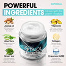 Retinol Cream for Face – Facial Moisturizer with Hyaluronic Acid and Collagen – Hydrating Face Lotion for Women and Men – Day and Night Anti-Aging Moisturizing Cream – For All Skin Types REMEDIAL