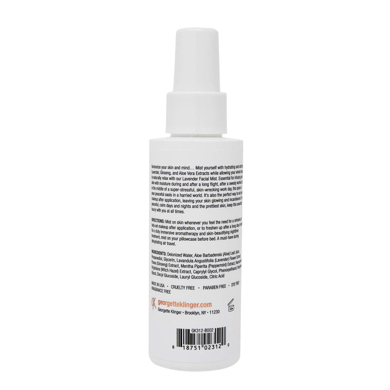 Makeup Remover & Facial Setting Spray Set by Georgette Klinger Skincare - Lavender Face Mist & 3X Makeup Remover Georgette Klinger