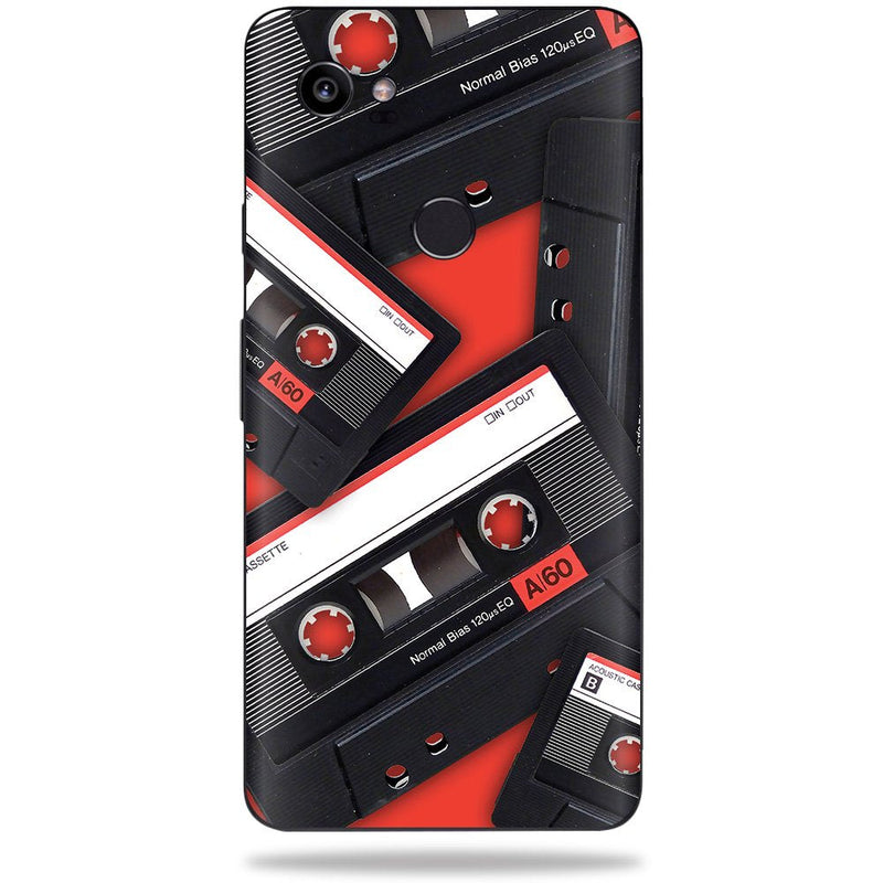 MightySkins Skin Compatible with Google Pixel 2 XL (5.5") - Mixtape | Protective, Durable, and Unique Vinyl Decal wrap Cover | Easy to Apply, Remove, and Change Styles | Made in The USA MIGHTY SKINS