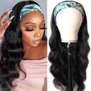UNice Body Wave Headband Human Hair Wig for Black Women Brazilian Remy Hair Glueless Non Lace Front Wig Wear and Go 150% Density 18inch UNICE Store