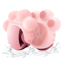 MelodySusie Electric Sonic Facial Cleansing Brush with Heated Massaging, Silicone Face Cleansing Device for Deep Cleaning & Gentle Exfoliating, Rechargeable, Valentine's Gifts for Women MelodySusie