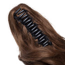 Light Brown 12” Short Curly Claw Ponytail Hair Extension Fluffy Body Wave Pony Tail Clip In On Hairpiece With Claw/Jaw Big Wave One Piece Synthetic Heat Resistant Hair Women Trendy (Light Brown) S-noilite