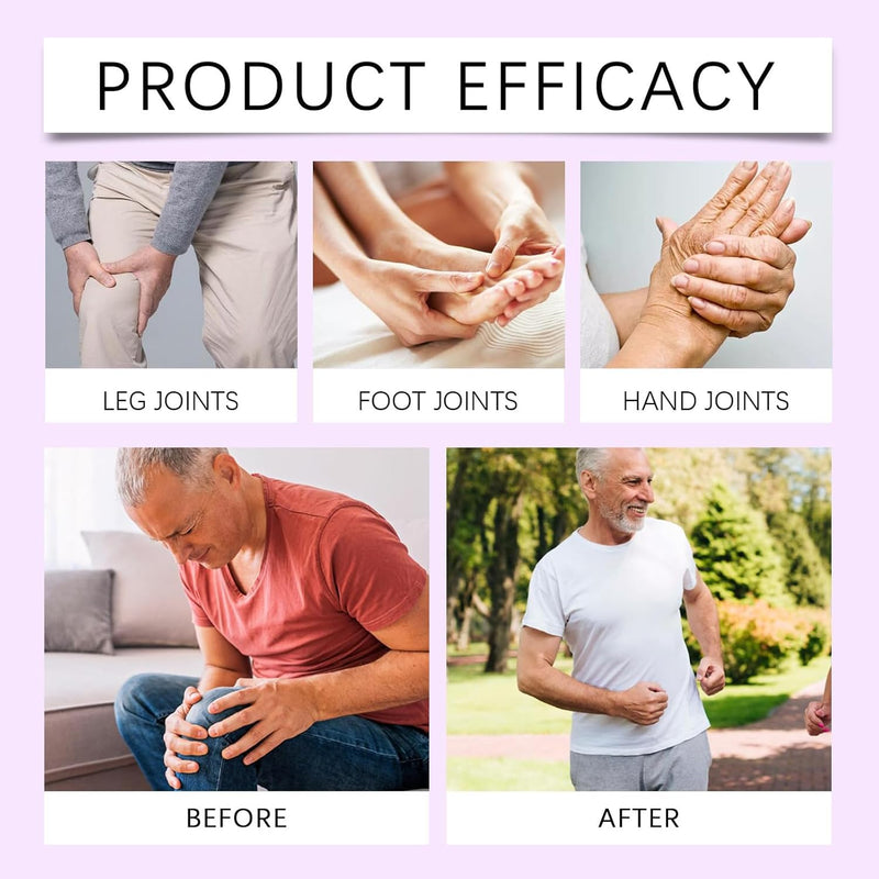 Kresin Joint Pain Gel Purple Gel, Soothes Knees, Lumbar, Neck, Hands, and Feet, for Joint Activities Throughout The Body -3.53oz (2) Infinity Warehouse