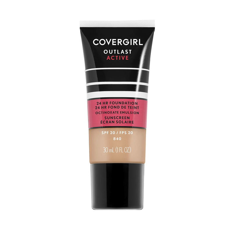 COVERGIRL Outlast Active Foundation, Natural Beige, 1 Ounce COVERGIRL Store