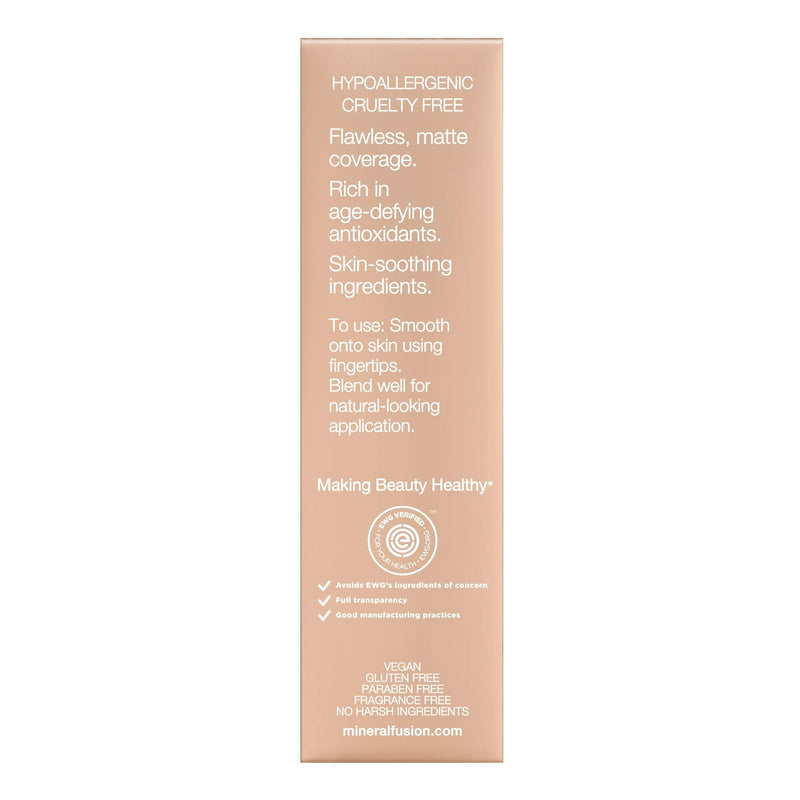 Mineral Fusion Liquid Foundation, Deep 2, 1 Fl Ounce Mineral Fusion