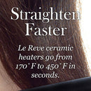 L’Ange Hair Le Rêve Blush Titanium Straightener - 2 in 1 Ceramic Hair Straightener - Titanium Hair Straightener with Dual Voltage - Ionic Straightener with Digital Display - 1“ Plate, MSRP $179.00 L'ANGE HAIR