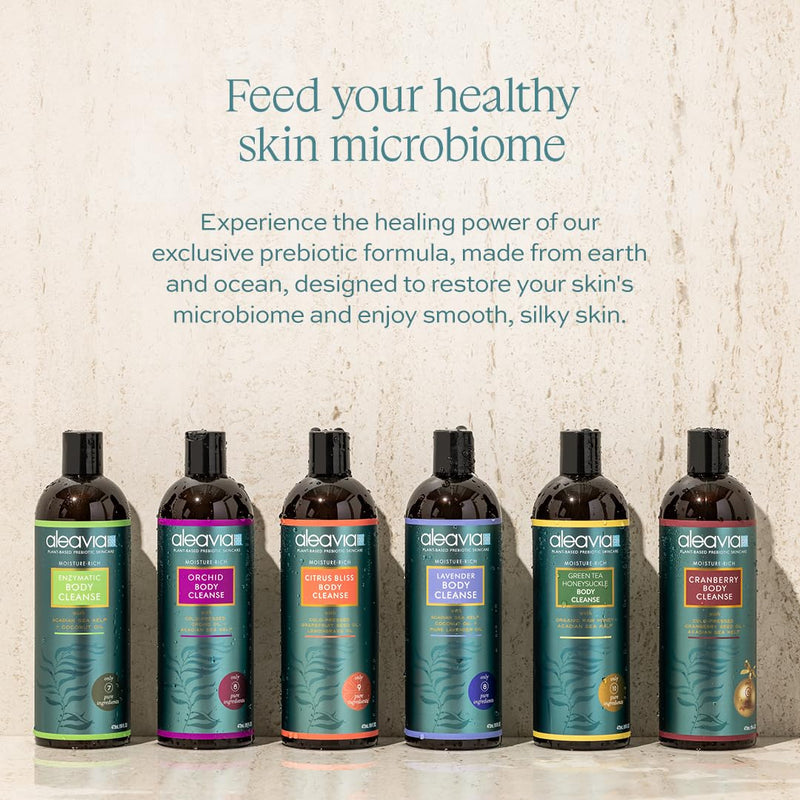 Aleavia Body Cleanse – Organic & All-Natural Prebiotic Body Wash – Fragrance-free and Sulfate-Free Enzymatic Body Cleanser – 16 Oz. Infinity Warehouse