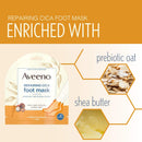 Aveeno Repairing CICA Foot Mask & Hand Mask with Prebiotic Oat and Shea Butter, for Extra Dry Skin, 1 ea Aveeno