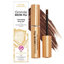 Grande Cosmetics GrandeBROW-FILL Volumizing Brow Gel, Tinted or Clear Eyebrow Mascara, Soft Flexible Hold, Water Resistant Infinity Warehouse