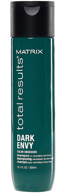 MATRIX Total Results Dark Envy Color-Depositing Green Shampoo | for Neutralizing Red Undertones in Dark Brown or Black Hair | Cool, Glossy Finish martinandmark.com