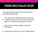 Young Nails Mani-Q Color, Modern Nude, 0.33 Ounce Young Nails