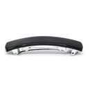 Camila Paris AD820 French Hair Barrette Clip for Girls, Black, Rubberized Metal Clasp, Strong Hold Grip Hair Clips for Women, No Slip and Durable Styling Girls Hair Accessories, Made in France Camila