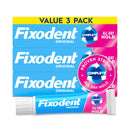 Fixodent Complete Denture Adhesive Cream, Original, 2.4 oz (3-Pack) – Strong False Teeth Glue, Secure Dental Adhesive for Full and Partial Plates, Packaging May Vary Infinity Warehouse