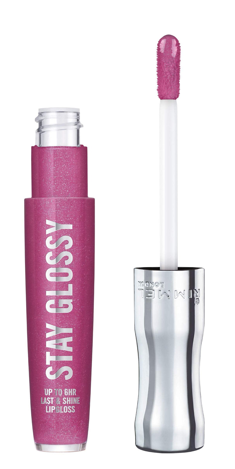 Rimmel Stay Glossy 6HR Lip Gloss, Grapevine Groove, 0.18 Fl Oz (Pack of 1) Rimmel Store