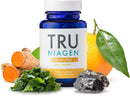 TRU NIAGEN Immune Support Supplement - Daily Defense - Vitamin C from Fermentation, Vegan Vitamin D3 2000 IU, Zinc, Plus Theracurmin (Curcumin) + Multi Award-Winning NAD Boosting Niagen 150mg 30ct Infinity Warehouse