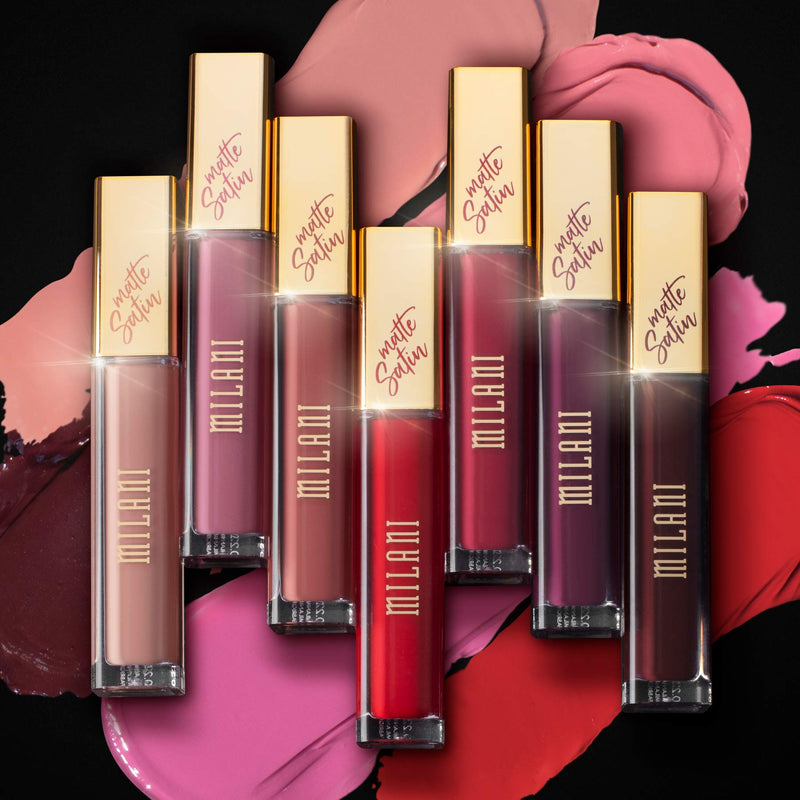 Milani Amore Satin Matte Lip Crème - Luxe (0.22 Fl. Oz.) Cruelty-Free Nourishing Lip Gloss with a Soft, Full Matte Finish Milani