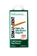 Stim-U-Dent Plaque Removers, Mint Flavor, 4 Packs of 25 (100 Picks) Johnson & Johnson