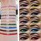 10 Colors Glitter Sparkle Sparkly Sparkling Eyeliner Liquid Makeup Set delineadores de colores,DNM Liquid Glitter Eyeliner Colorful Set Gold Silver white Red Shimmer Liquid Eyeliner Liner for Eyes 04 DNM