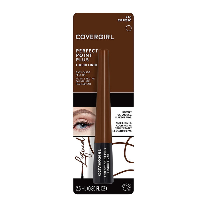 Covergirl Perfect Point Plus Liquid Eyeliner, Espresso.08 Fl. Oz. COVERGIRL Store