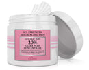 Glycolic Acid Resurfacing Pads with Vitamin B5, C & E, Green Tea, Calendula, Allantoin - Exfoliate Surface Skin, Minimize Pores and Reduce Fine Lines and Wrinkles - AHA Peel Pads Divine Derriere