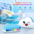 Bath Bombs 2Pcs Gift Set, Ribivaul Handmade Rainbow Bath Bombs with Natural Ingredients and Dreamy Rainbow,Bath Bomb with Rich Bubble, Great Gift for Birthday, Mother's Day, Christmas Ribivaul