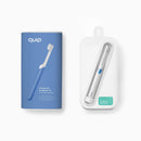 quip Kids Electric Toothbrush - Sonic Toothbrush with Small Brush Head, Travel Cover & Mirror Mount, Soft Bristles, Timer, and Rubber Handle - Blue Quip