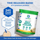 BioTrust Low Carb Protein Powder - Natural and Delicious Whey & Casein Blend from Grass-Fed Hormone Free Cows - Non GMO, Soy Free, Gluten Free, Hormone Free (Vanilla) Infinity Warehouse