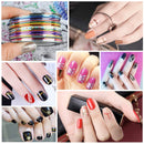 Acrylic Nail Tools, Coosa Acrylic powder Shiny Glitter Nail Art Decoration Professional DIY Gel Nail Kit Manicure File Nail Art Set with Nail Dryers COOSA