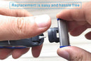Advanced Hybrid Electric Trimmer and Shaver Rechargeable Heads Razor for Men (4 x Replaceable shaver head) Gxcdizx
