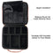 Relavel Travel Makeup Train Case Makeup Cosmetic Case Organizer Portable Artist Storage Bag with Adjustable Dividers for Cosmetics Makeup Brushes Toiletry Jewelry Digital Accessories (Pink) Relavel