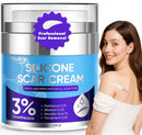 Silicone Scar Cream for Surgical Scars, 3% Dimethicone Complex Silicone Scar Gel for Old & New Scars, C-Section, Pregnancy, Acne, Injury, Keloids, Burns, Non-Irritating Scar Removal Cream(55ML) Infinity Warehouse