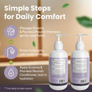 Marie Originals Eczema & Psoriasis Nourishing Shampoo and Conditioner Bundle – Itchy Scalp Relief, Dry Scalp Shampoo & Hydrating Conditioner with Tea Tree, Lavender & Peppermint – 8 oz Each Infinity Warehouse