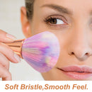 Super Large Mineral Powder Brush, Bronzer Kabuki Makeup Brush, Soft Fluffy Foundation Brush, Professional Powder Brush and Blush Brush for Daily Makeup (Colorful) Jutoe