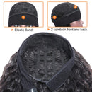 Nadula Hair 10A Water Wave Headbands Wig Human Hair for Women Brazilian Remy Human Hair Gluess Full Head Extension Wig Headband Scarf Wig 150% Density Natural Color (26inch) Nadula Store