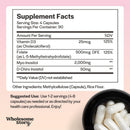 Myo-Inositol & D-Chiro Inositol Capsules with MTHF, Folate, Vitamin D | Support for Ovarian Function, Hormone Balance, & Homocysteine Levels | Fertility Supplements for Women | 360 Count 40:1 Ratio Infinity Warehouse