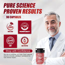 Urolithin A Supplement with CoQ10 200mg & Resveratrol 200mg, Mitochondrial Support & Cellular Energy, Pomegranate-Derived Urolithin A Capsules, Vegan, Non-GMO, 90 Capsules Infinity Warehouse