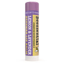 Beessential All Natural Lip Balm, Lemon Lavender, 4 Pack | For Dry and Chapped Lips, Great For Men, Women, and Children, Moisturizing Beeswax, Coconut, Shea and Cupuacu Butter Beessential